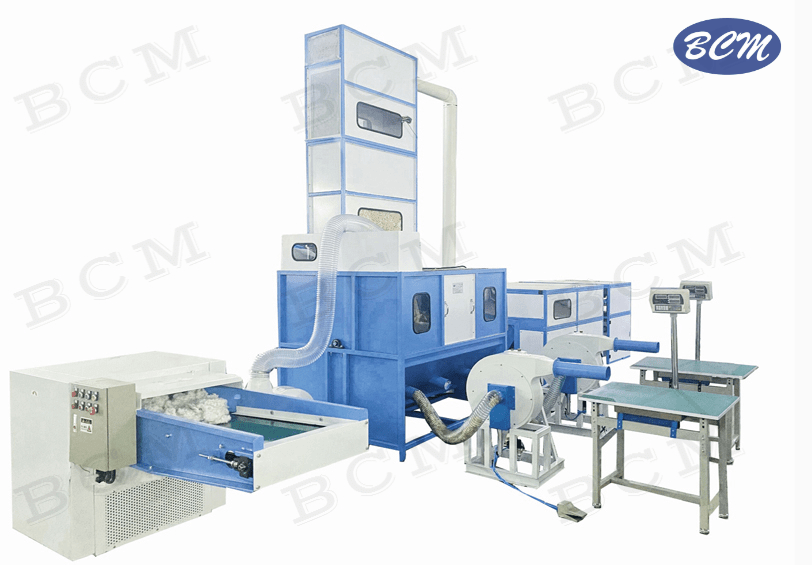 Fully automatic sofa backrest filling line (weight and proportion setting) BC109